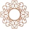 Ekena Millwork Reims Wood Fretwork Pierced Ceiling Medallion, Cherry, 26"OD x 9 7/8"ID x 3/8"T CMWP26X26X0375RECH - alternate 5